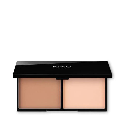 KIKO MILANO SMART CONTOURING PALETTE 02 Švelni tekstūra susiliejanti nuo natūralaus iki intensyvaus atspalvio.  Šiomis dvejomis spalvomis išryškinsite ne tik savo gražiausias  veido zonas kaip skruostus, nosį ar kaktą bet ir dekoltė sritį.